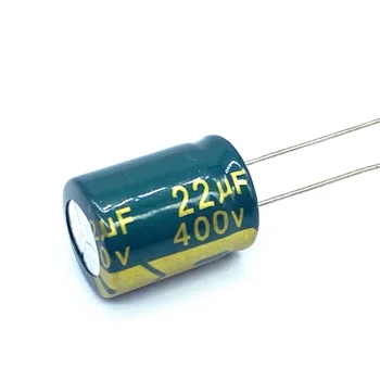5 adet / grup 400V22UF yüksek frekans düşük empedans 400V 22UF alüminyum elektrolitik kondansatör boyutu 13*17 20%