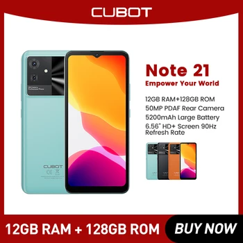Küresel Cubot Not 21 Smartphone 12GB + 128GB 6.56